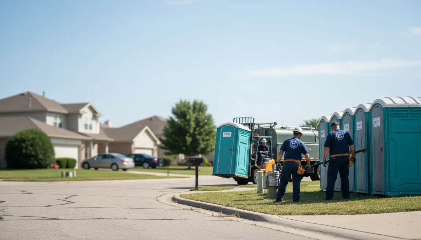 Porta Potty Rental in Deanville, TX near me